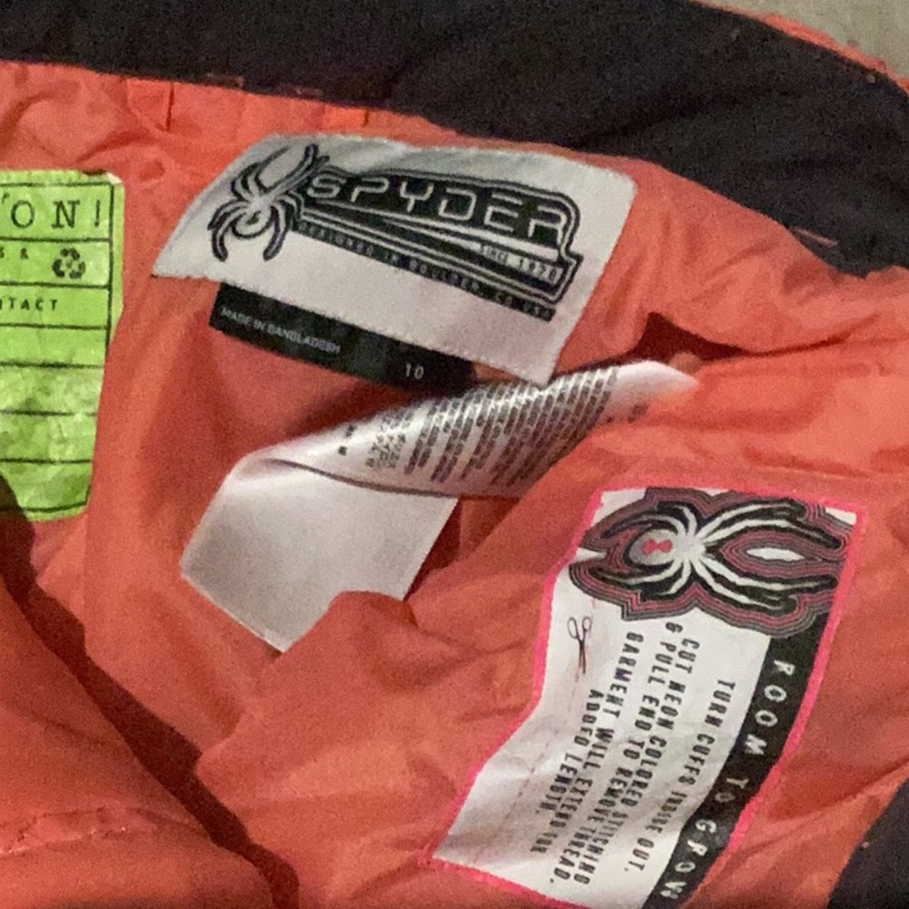 Spyder Girls' Haze Ski Pants - Waterproof Kids Bottoms - Picture 6 of 6